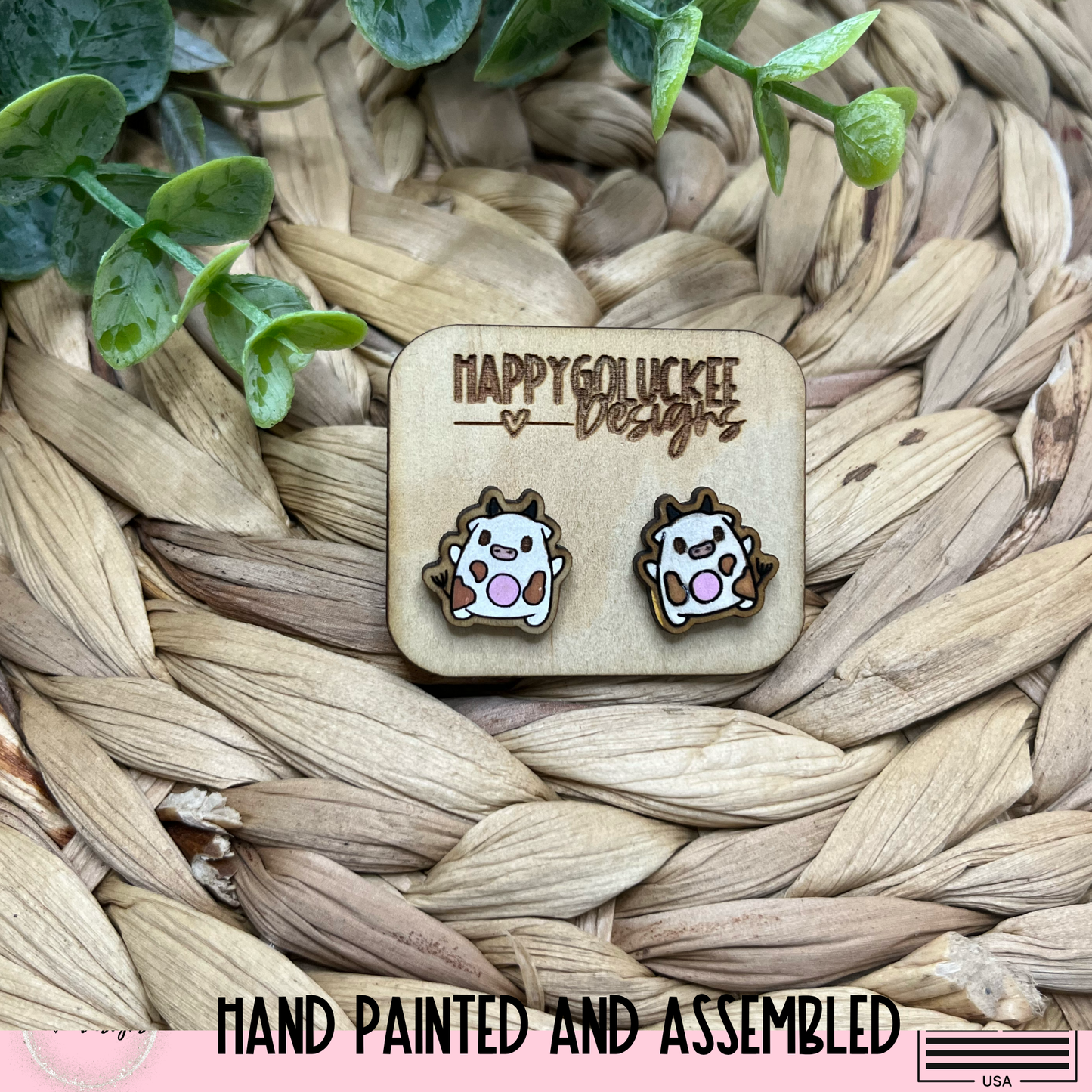 Farm Animal Themed Earrings