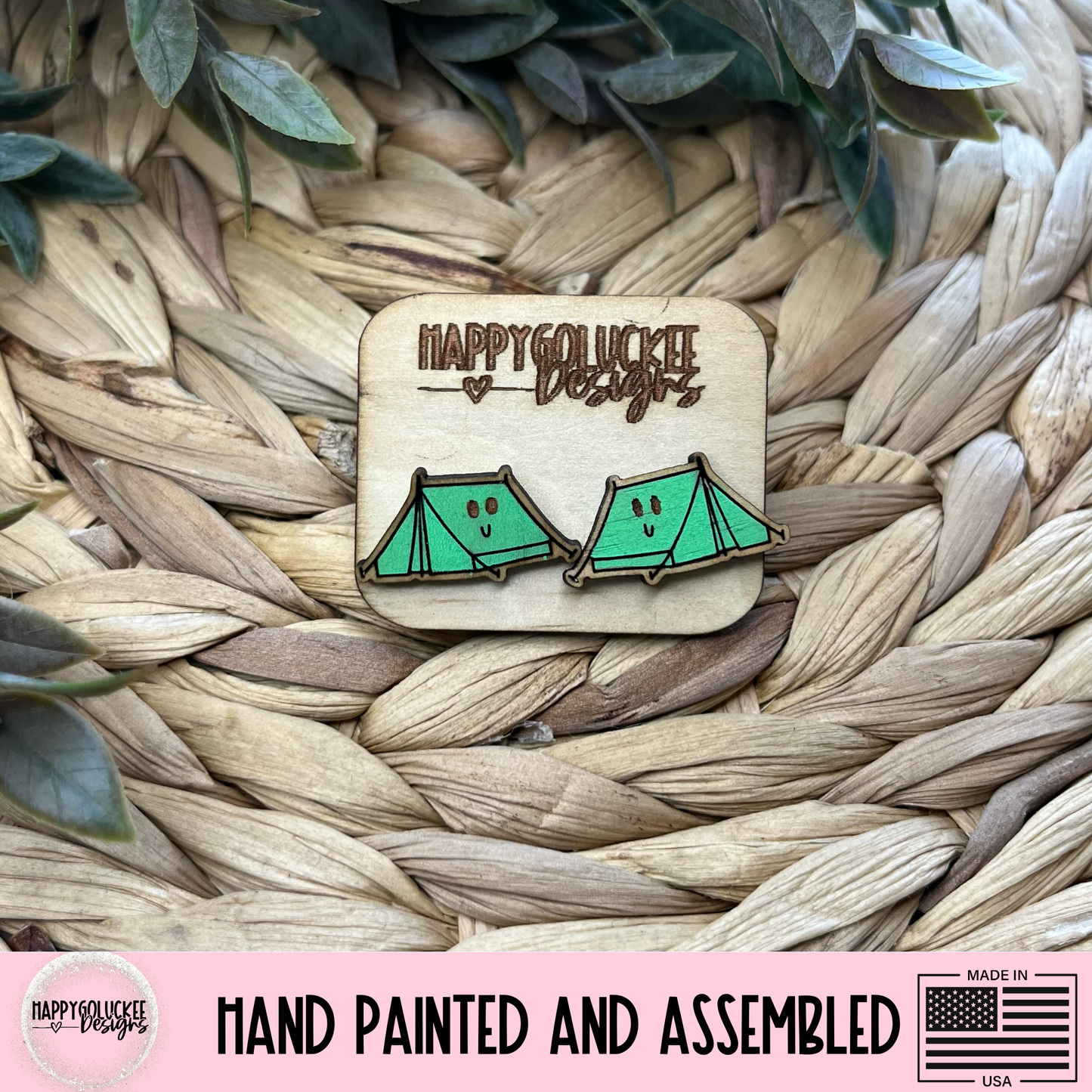 Camping Themed Earrings
