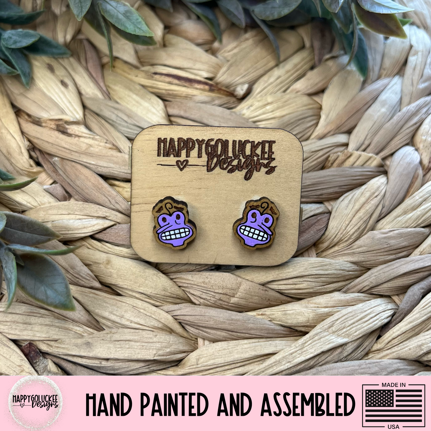 Inside Out Emotion Inspired Earrings