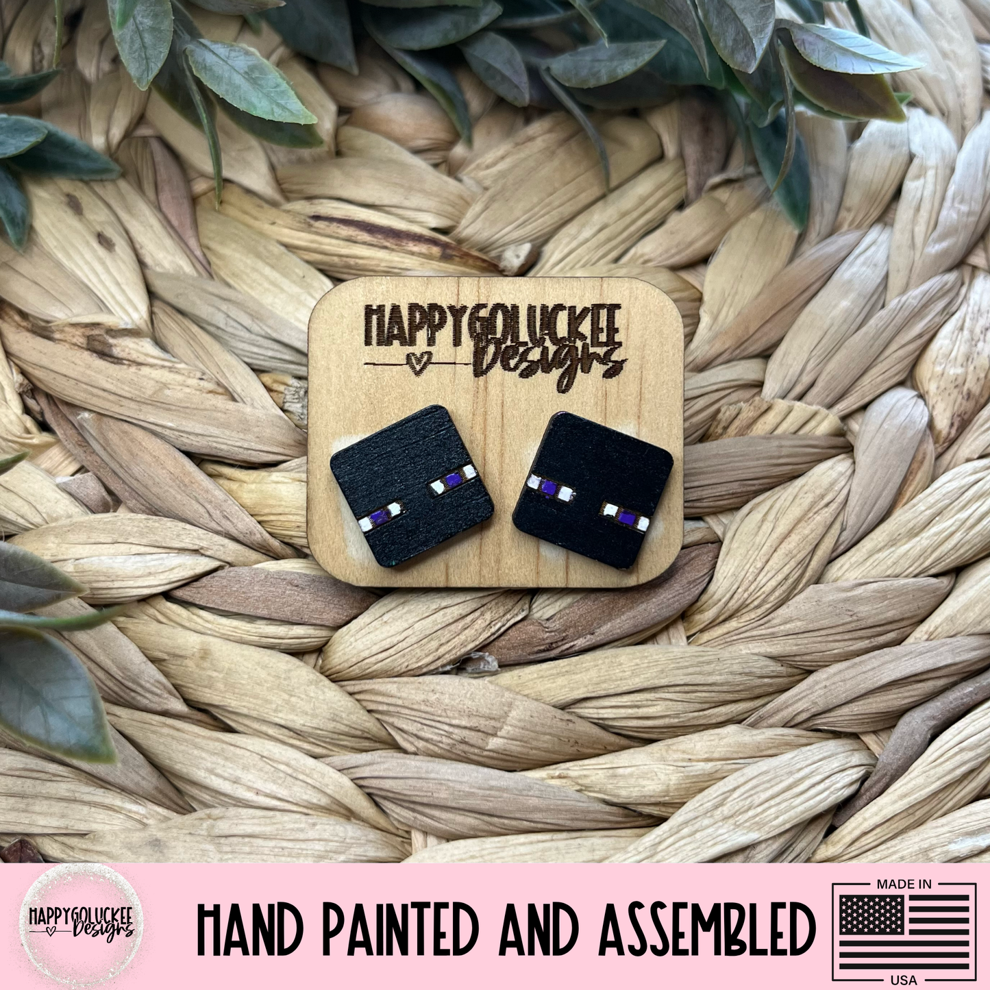 Minecraft Inspired Earrings