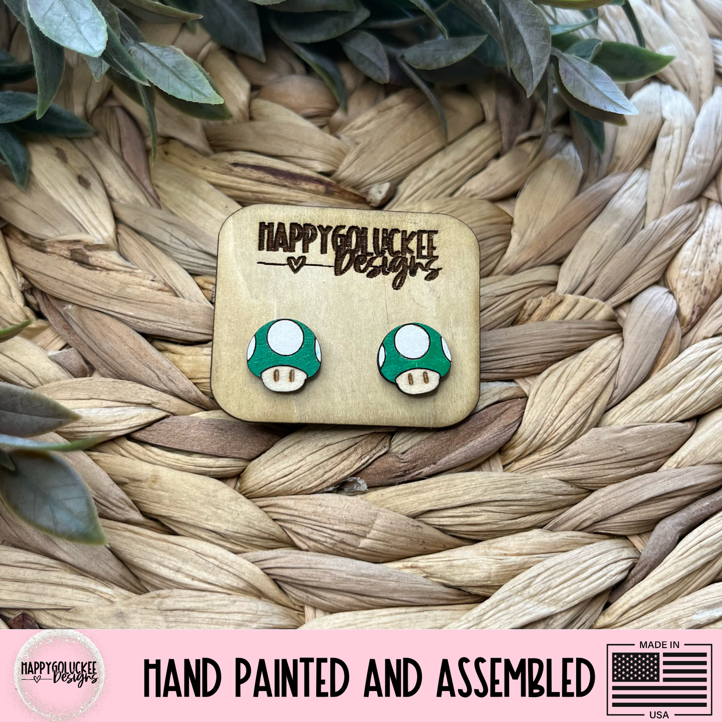 Super Mario Inspired Earrings