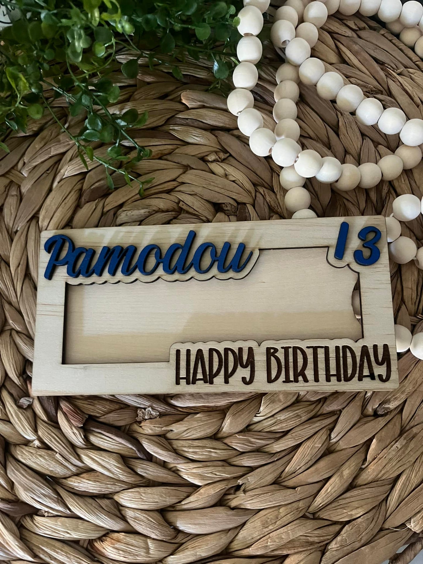 Personalized Gift Cash Sleeve