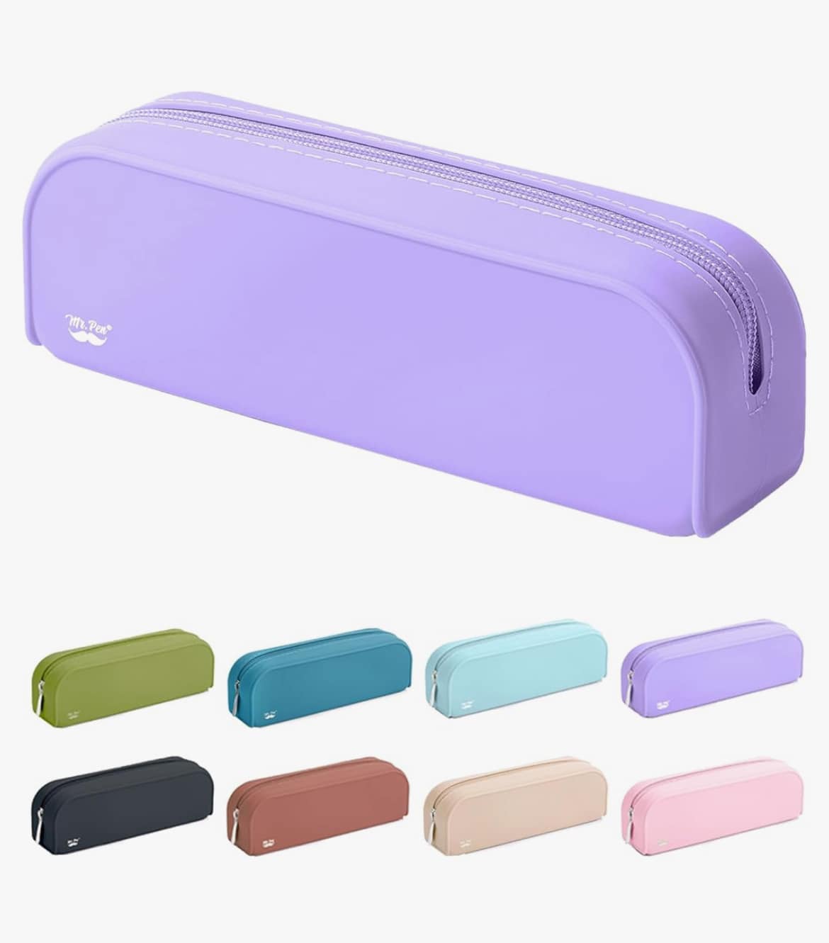 Personalized Engraved Silicone Pencil Pouch