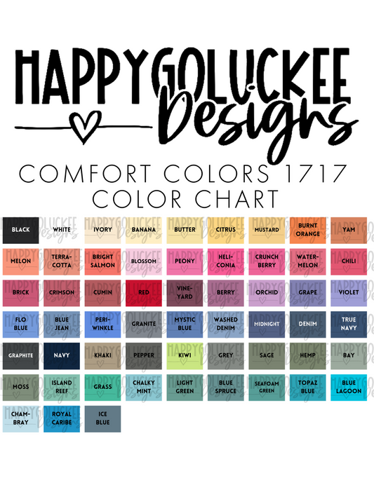 Custom Adult Tee (Comfort colors Brand)