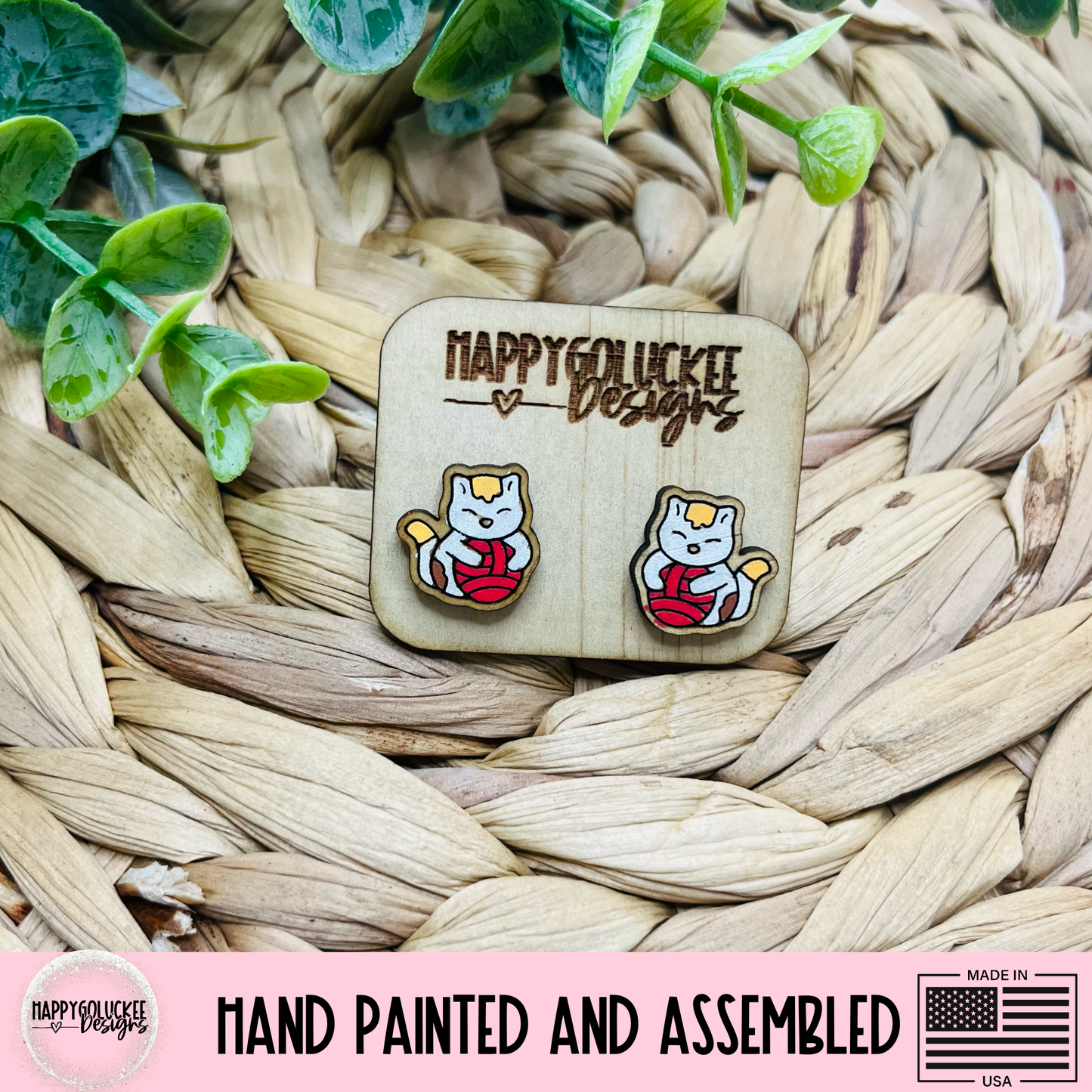 Cat Themed Earrings