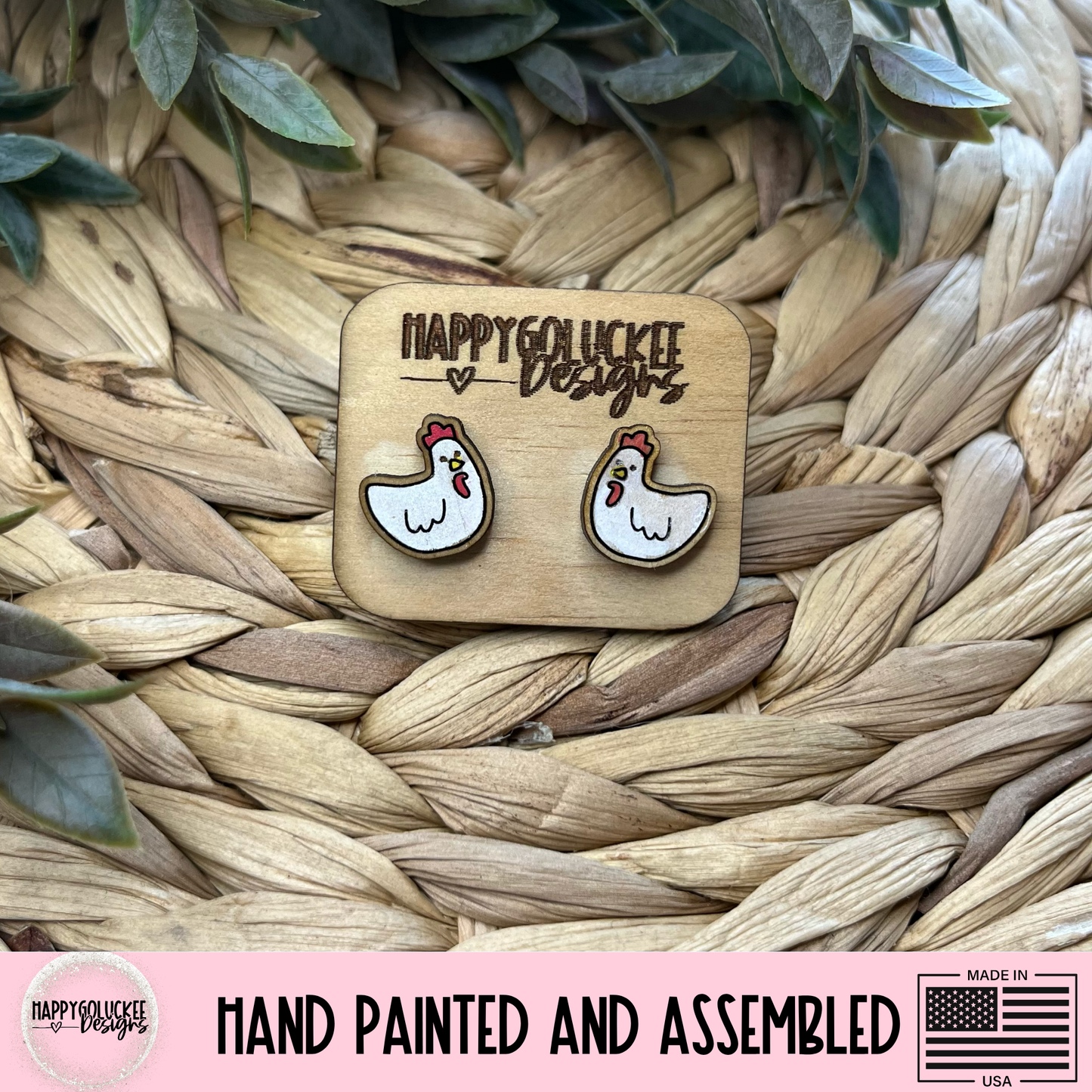 Farm Animal Themed Earrings