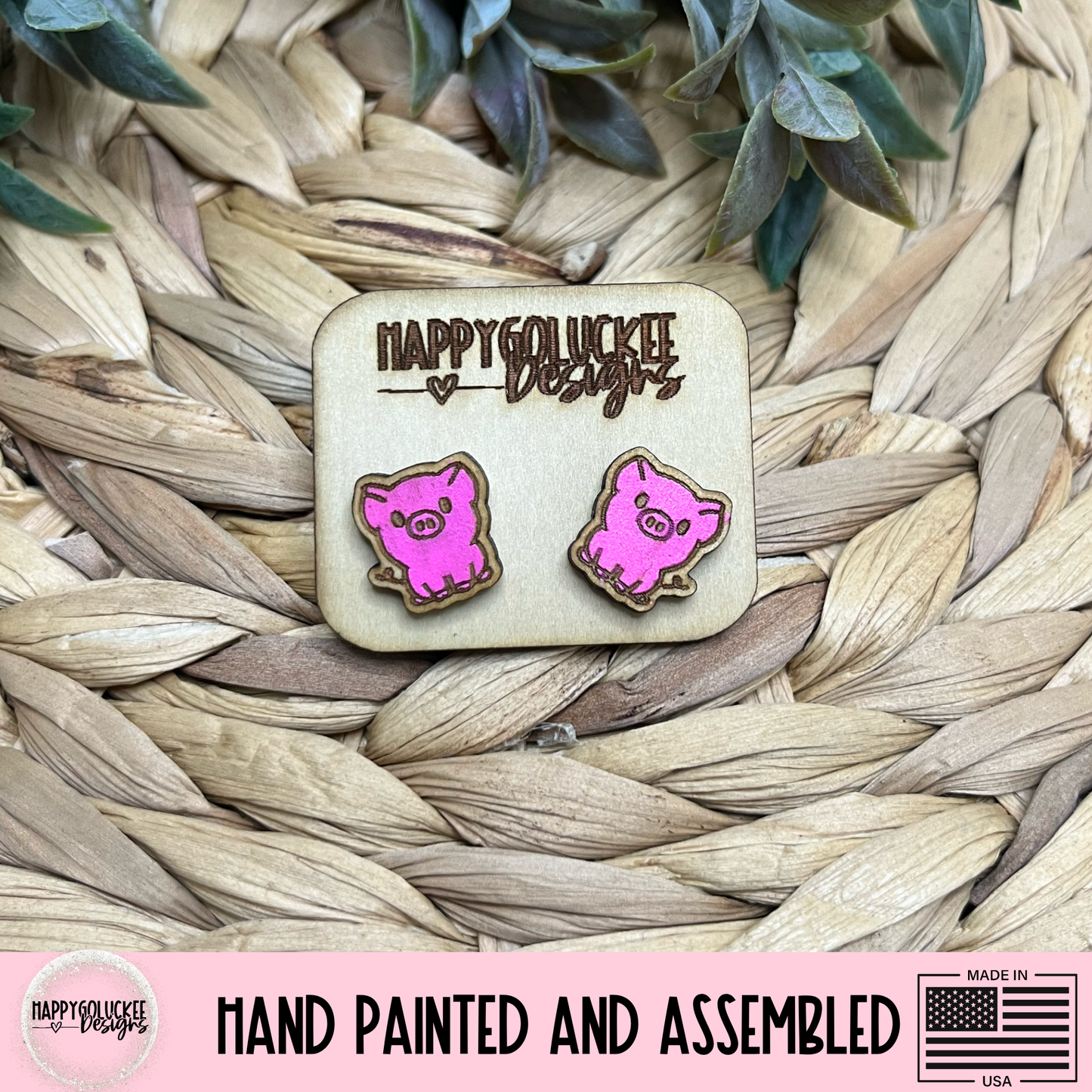 Farm Animal Themed Earrings