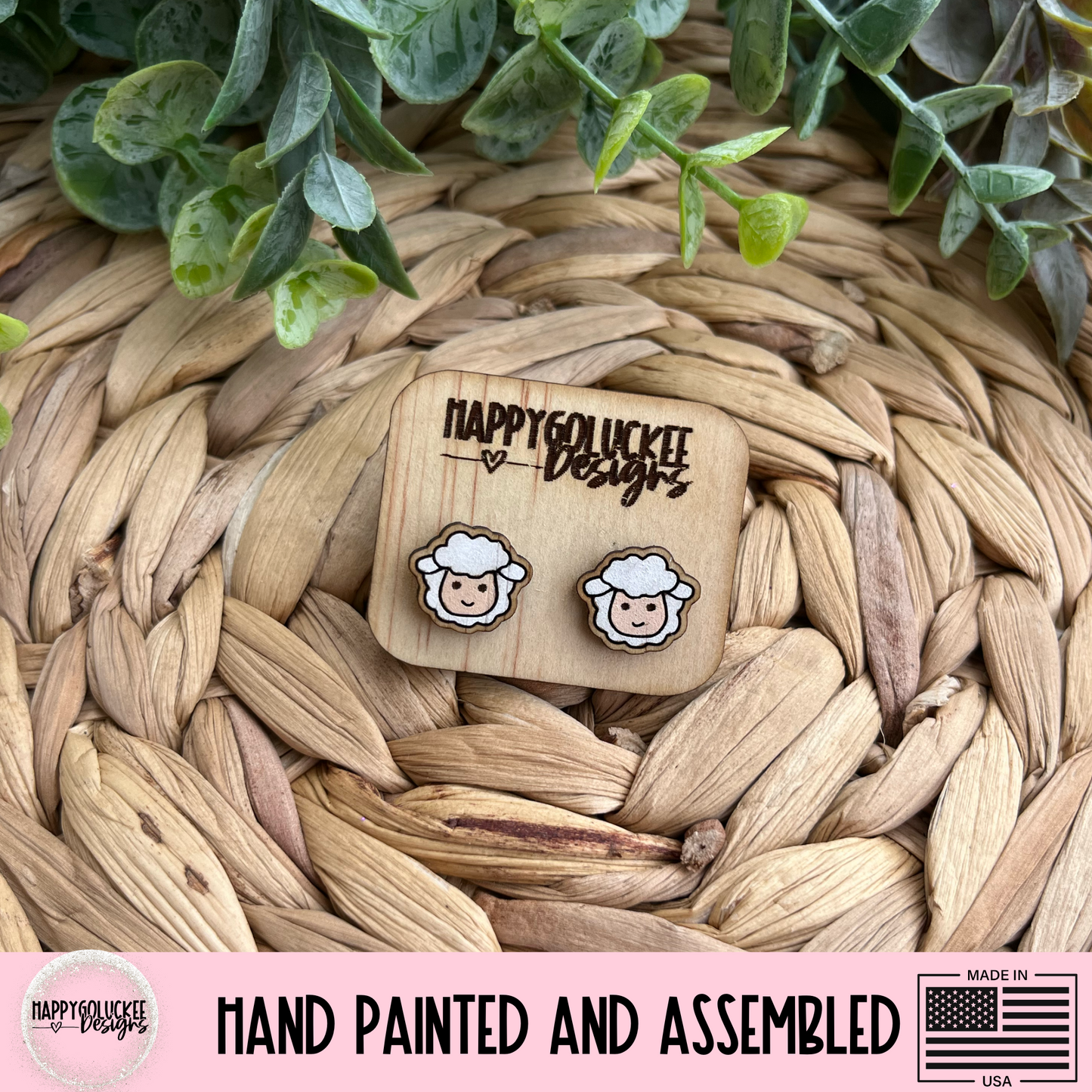 Farm Animal Themed Earrings
