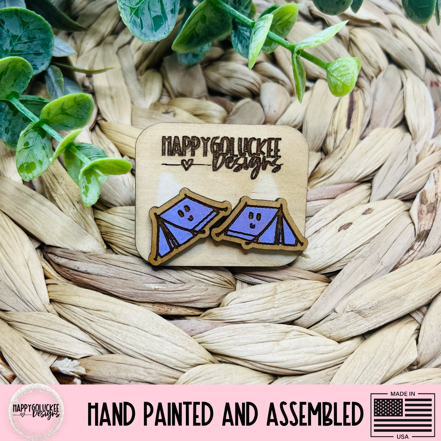 Camping Themed Earrings