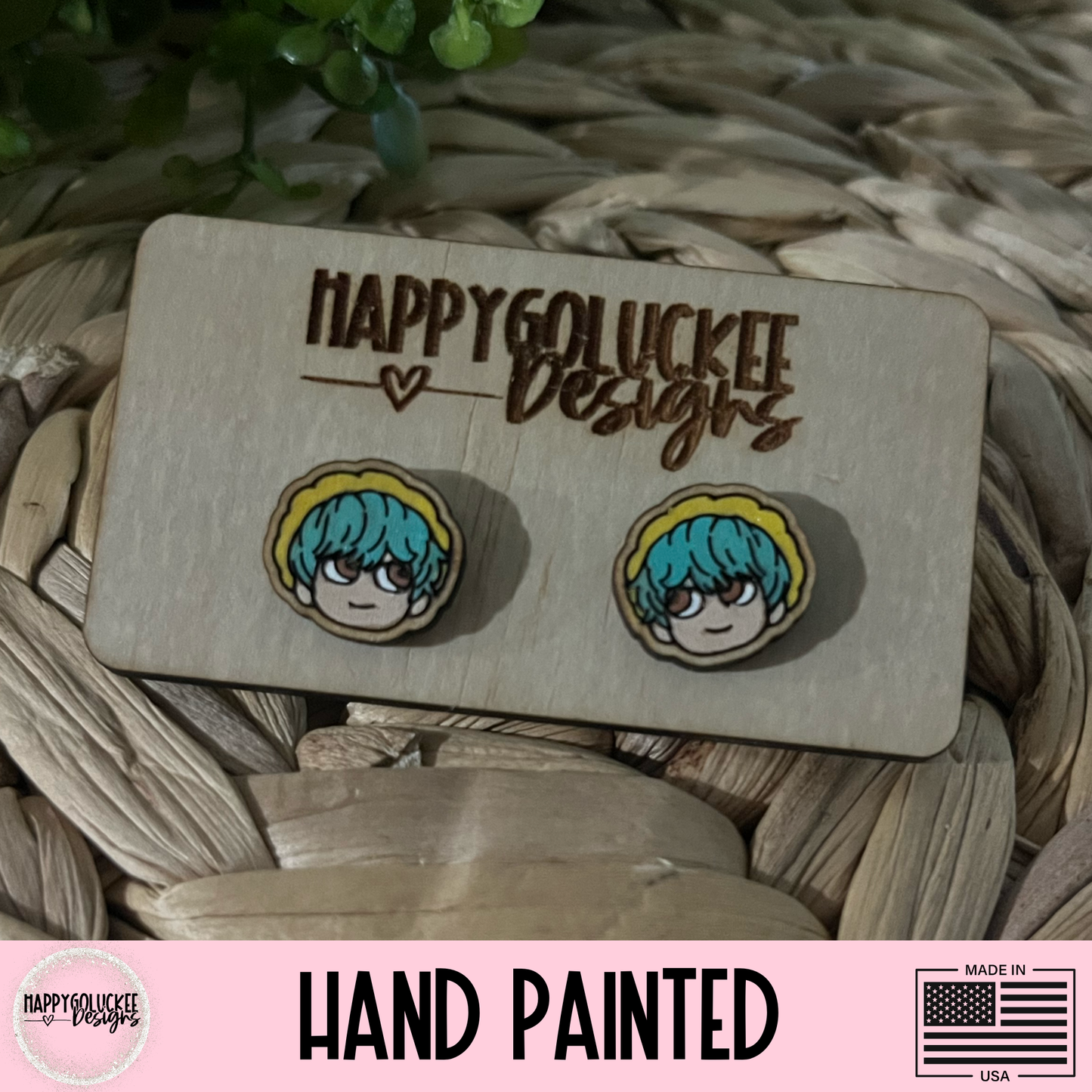 K Pop Band Demon Fighting Earrings