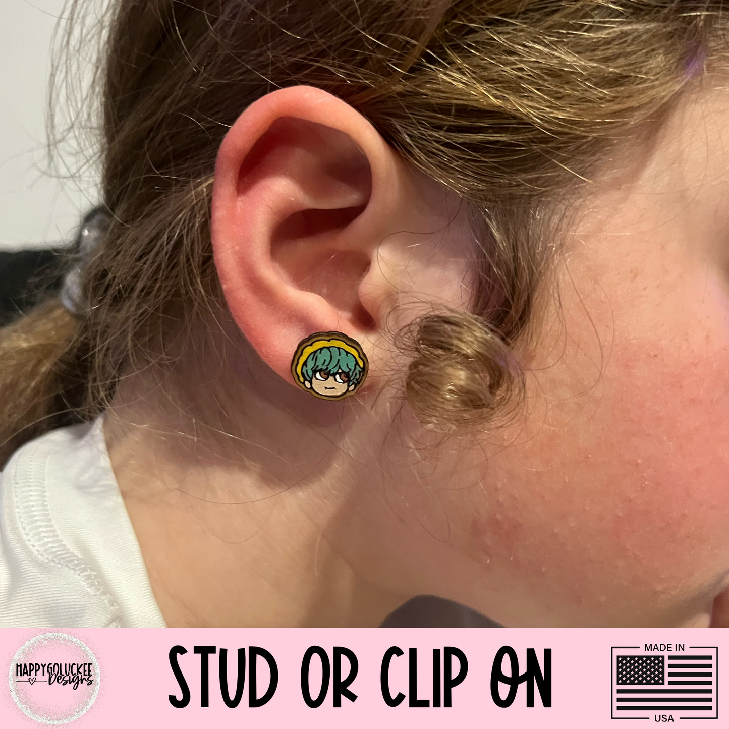 K Pop Band Demon Fighting Earrings