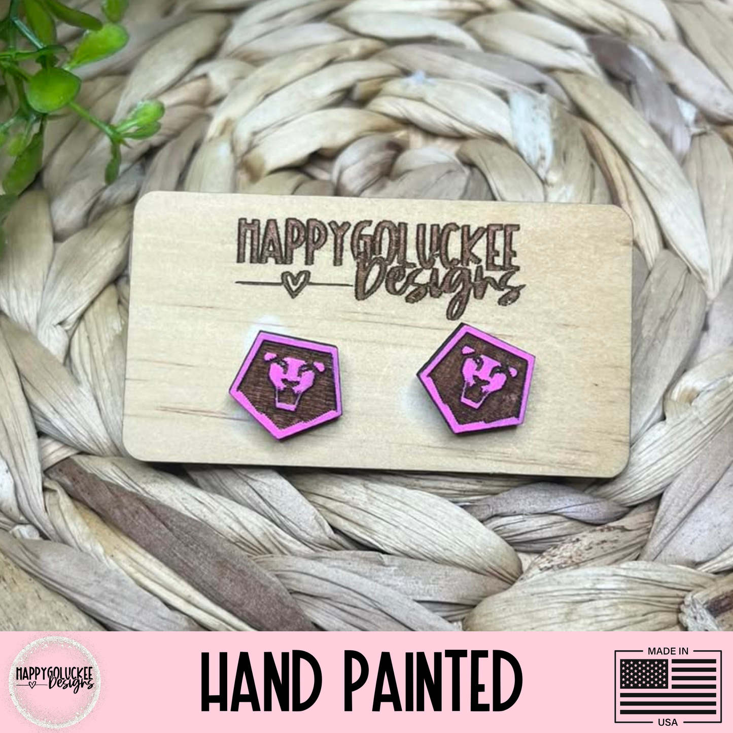 K Pop Band Demon Fighting Earrings