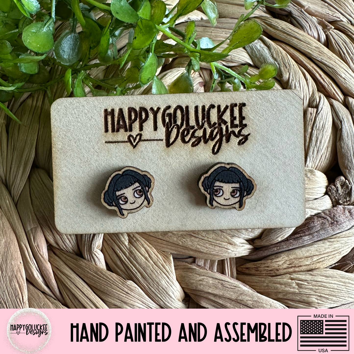 K Pop Band Demon Fighting Earrings