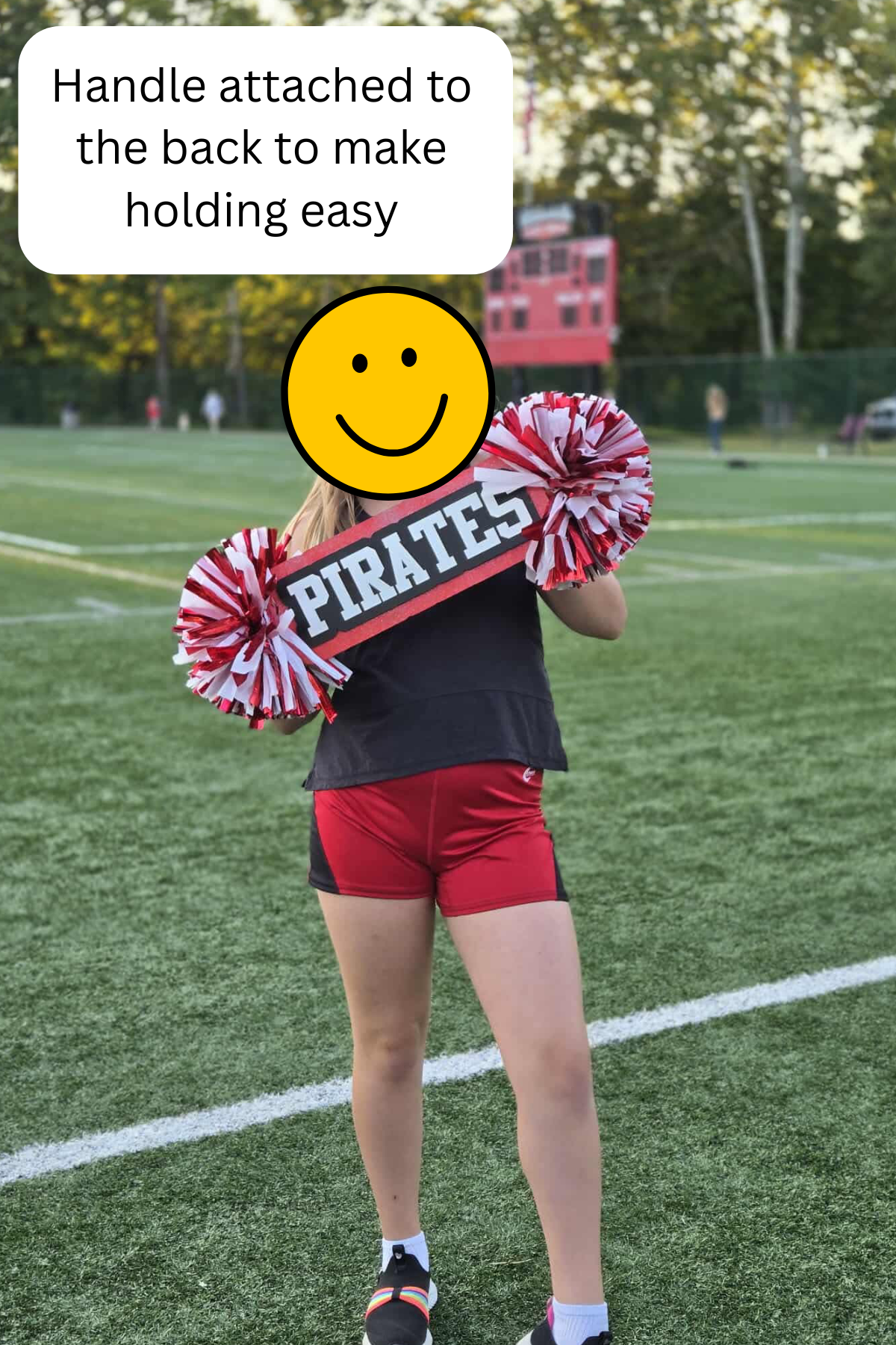 Spirit Stick with Pompoms
