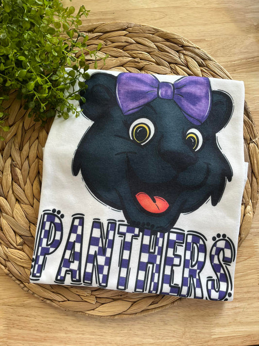 Chesapeake Panthers Baby Girl Mascot Tee