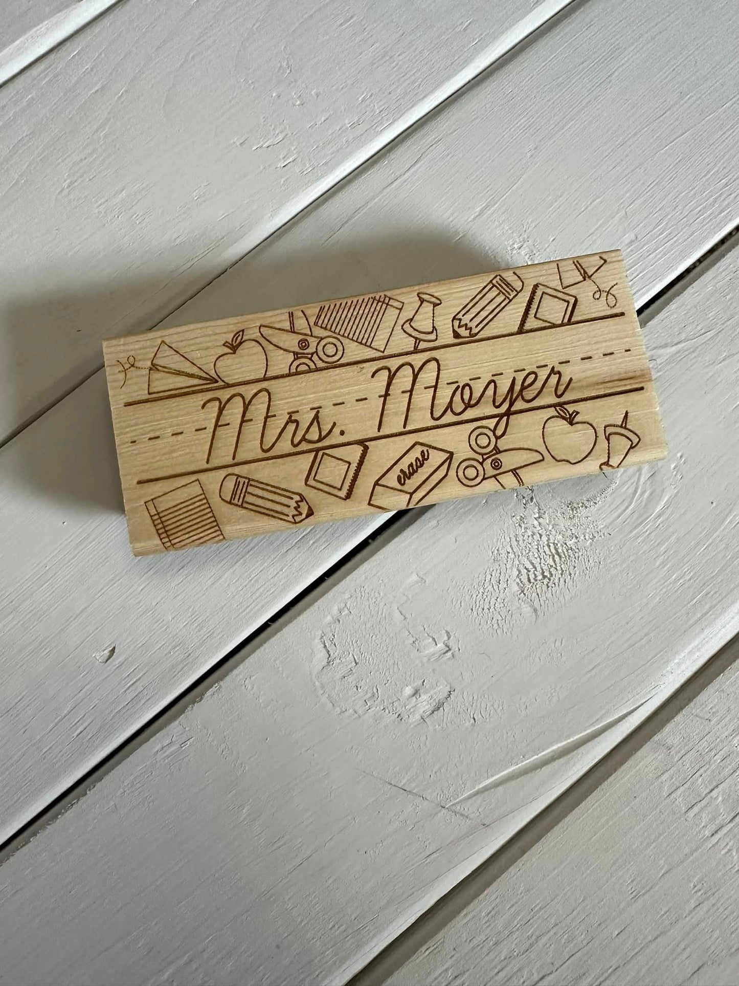 Personalized Whiteboard Eraser with Marker Set