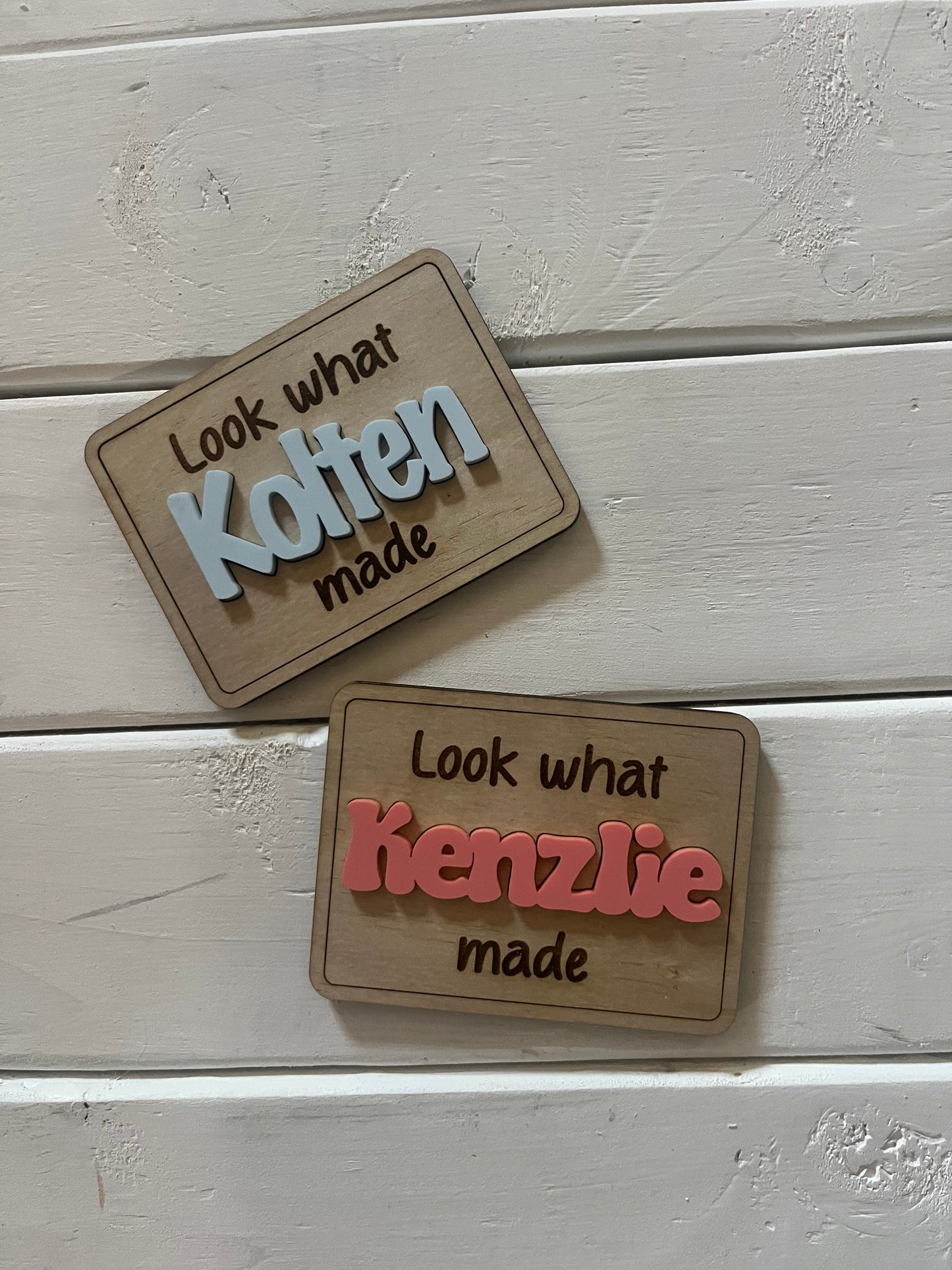 Personalized Look What I Made Fridge Magnet