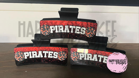 Barboursville Pirates Cheer Claw Clip