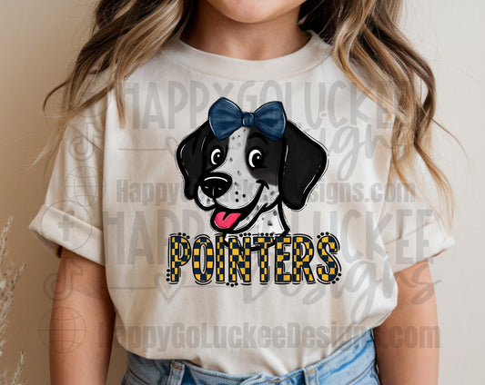 South Point Pointers Baby Girl Mascot Tee