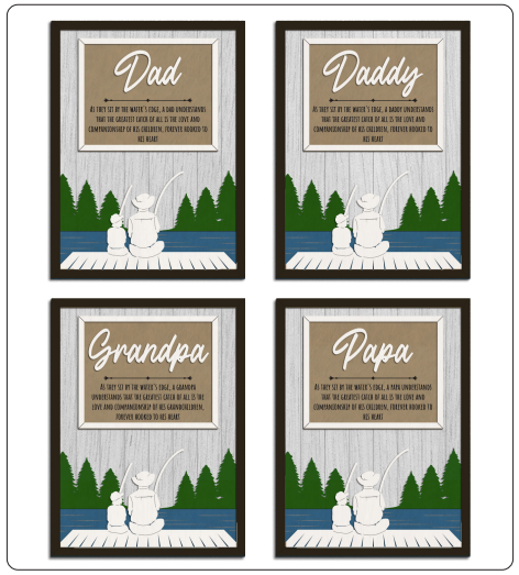 Dad Fishing Sign