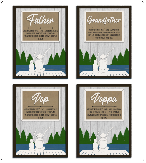 Dad Fishing Sign