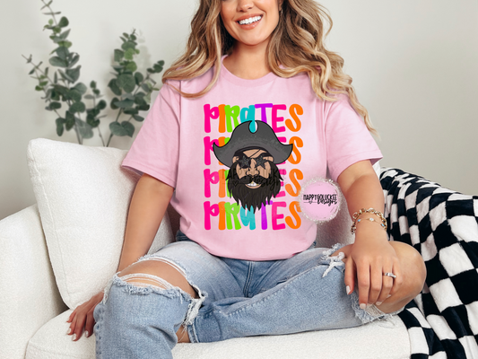 Colorful Pirates Tee