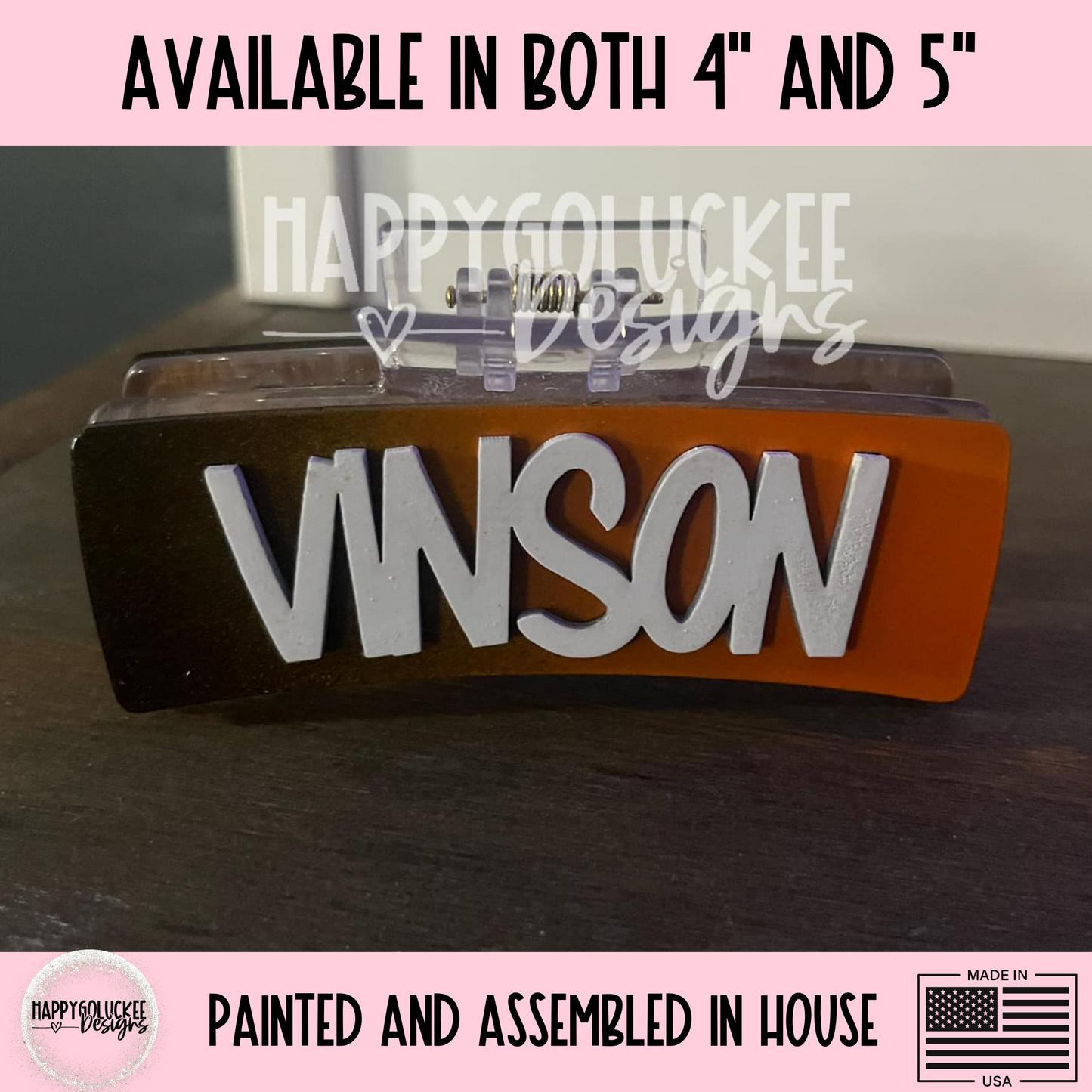 Vinson Tigers Color Switch Claw Clip