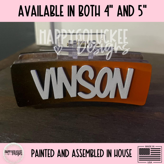 Vinson Tigers Color Switch Claw Clip