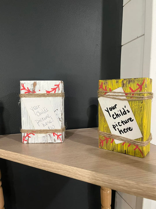 Rustic Sports Picture Stands