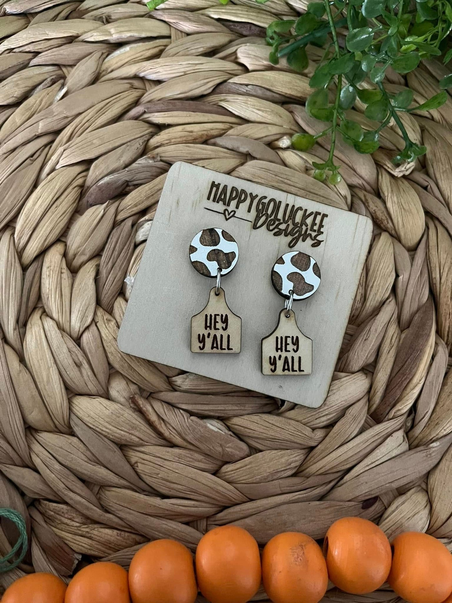 Farm Animal Themed Earrings