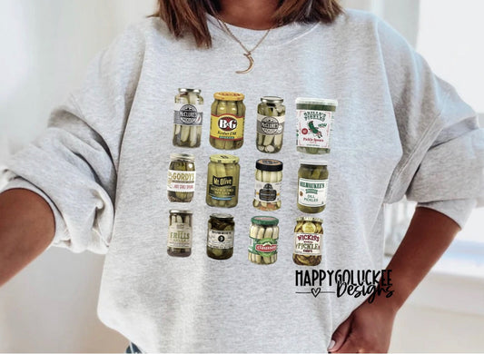 Vintage Canned Pickles Crewneck