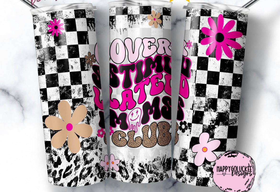 Overstimulated Moms Club 20oz Tumbler