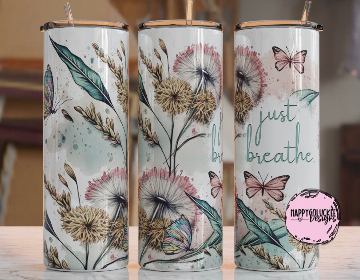 Just Breathe 20oz Tumbler