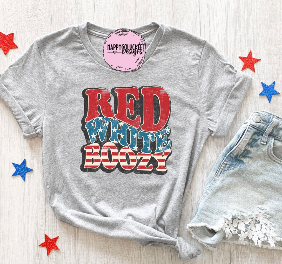 Red White & Boozy Tee