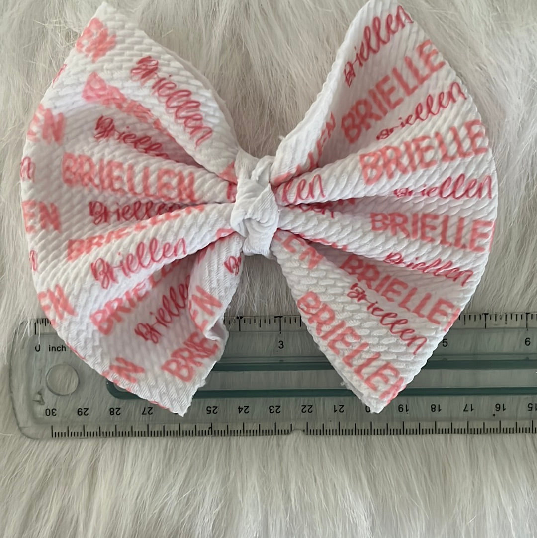 Personalized Name bow