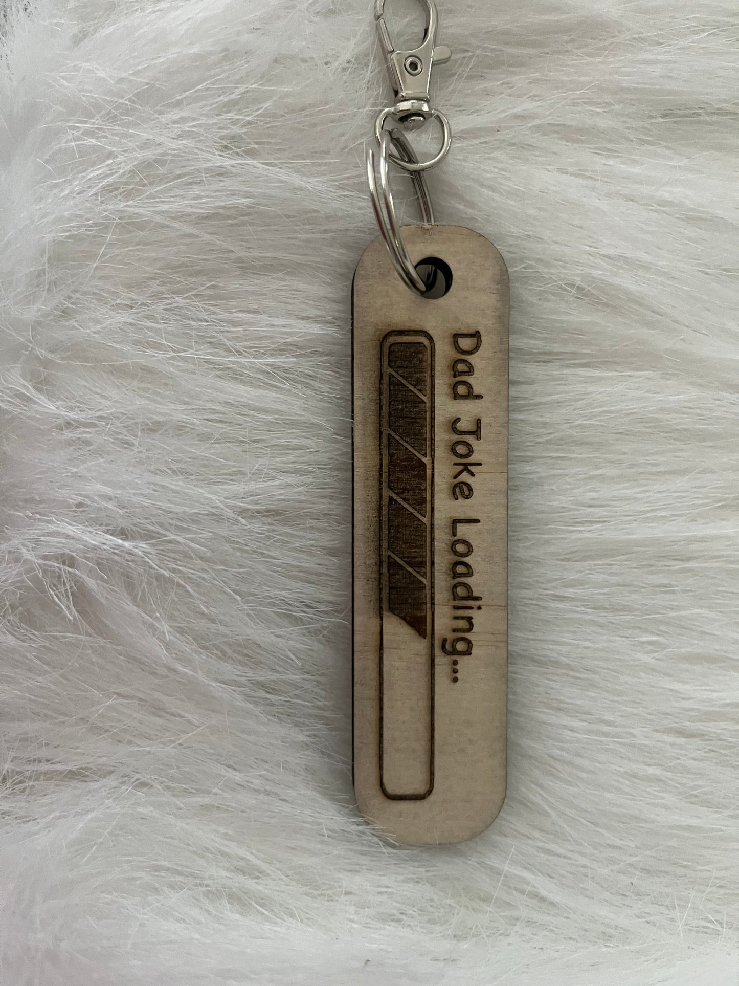 Dad Joke Loading Keychain