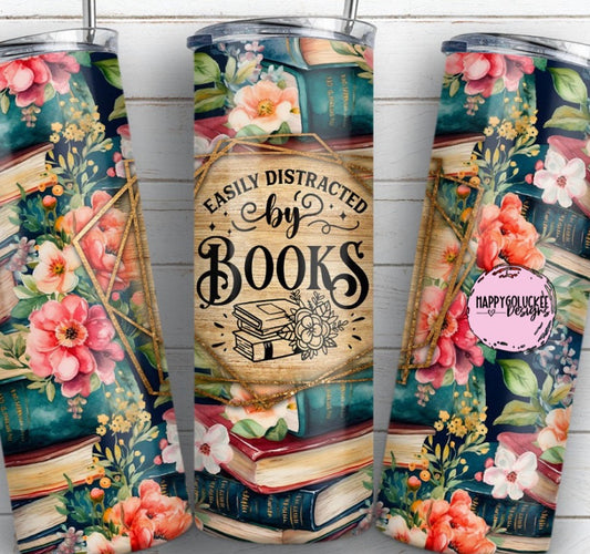 Distracted By Books 20oz Tumbler