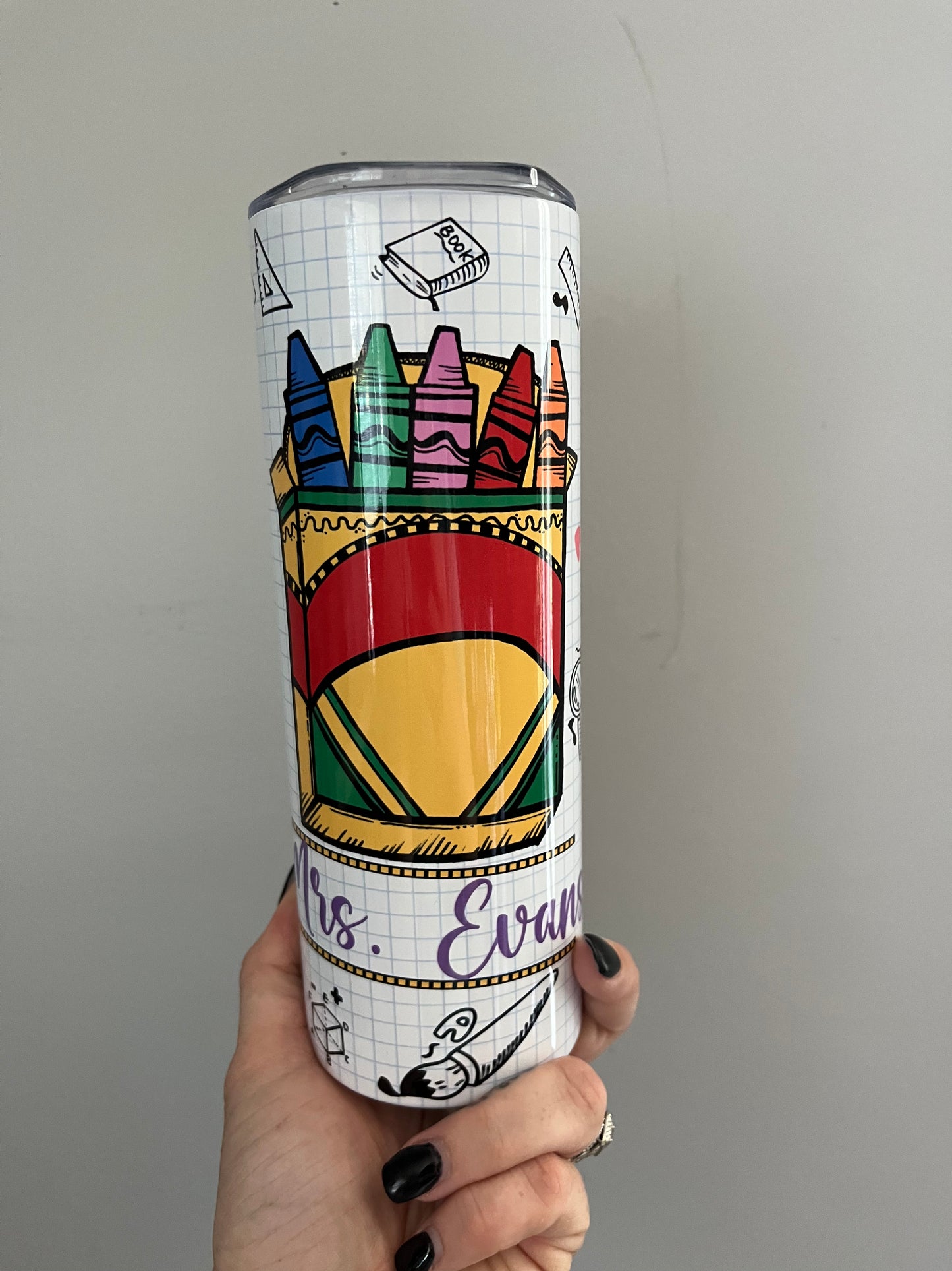 "It Takes a Big Heart to Shape Little Minds" Tumbler - Personalized